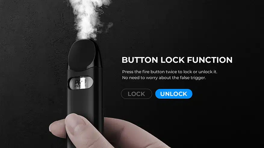 Uwell Caliburn A3 Pod Kit Button Lock