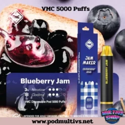 Vmc 5000 Puffs Blueberry Jam แยมบลูเบอร์รี