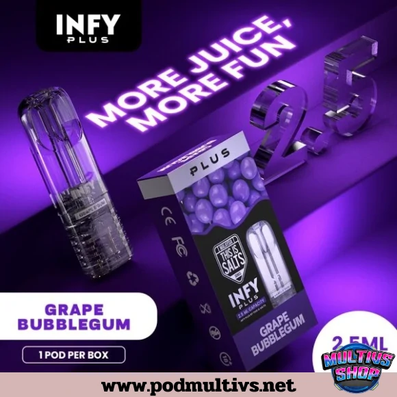 หัวพอต Infy Plus หมากฝรั่งองุ่น หัวพอต Infy Plus หมากฝรั่งองุ่น