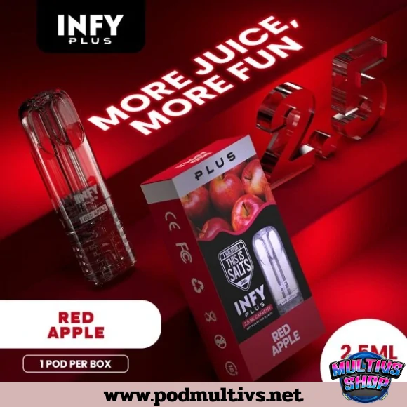 หัวพอต Infy Plus แอปเปิ้ลแดง หัวพอต Infy Plus แอปเปิ้ลแดง