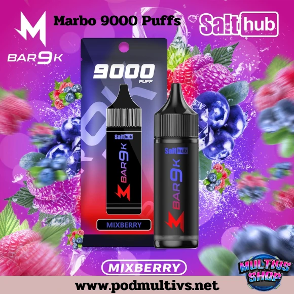 Marbo Bar 9000 Puffs Mixberry มิกซ์เบอร์รี