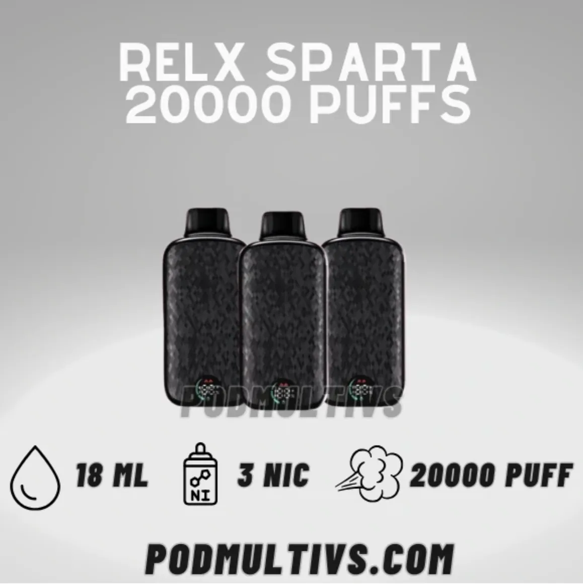 relx sparta 20k อึดถึก หอมหวาน สูบแน่น